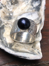 Anel em Prata 950 com pérola genuína