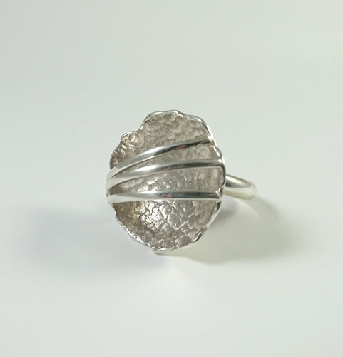 Anel de Prata 950, Desenho ajustável.